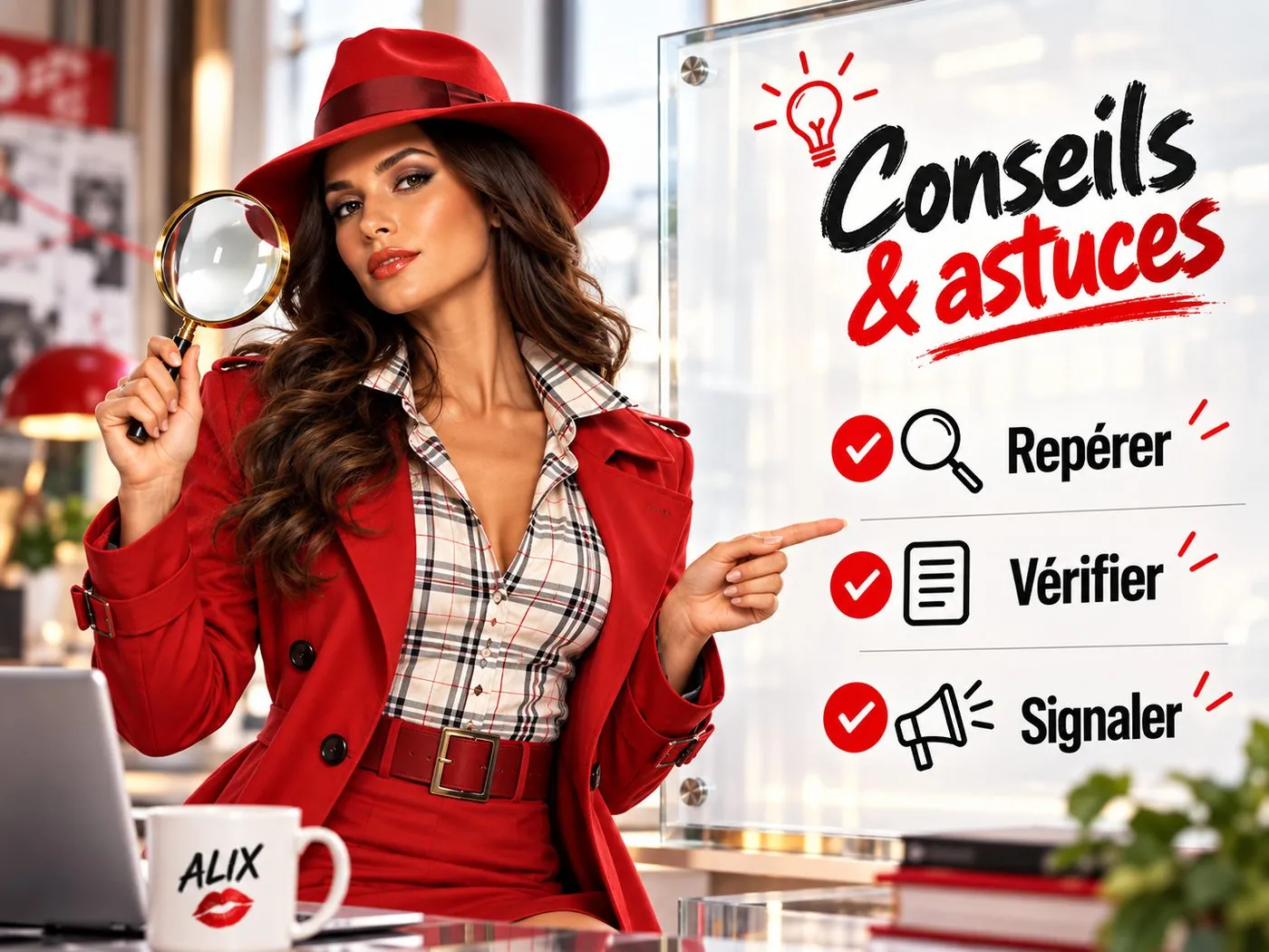 Alix et son tableau : conseils et astuces